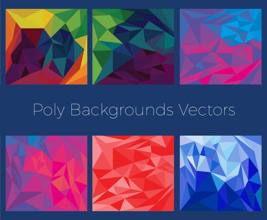 Free Poly Vector Background Pack