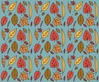 Leafy Fall Background Vector