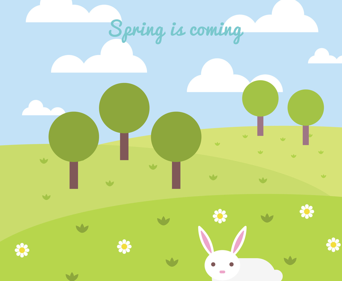 Spring Is Coming Vector Art & Graphics | freevector.com