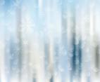 Free Vector Winter Background With Snowflakes