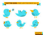 Twitter Bird Free Vector Pack Vol. 2