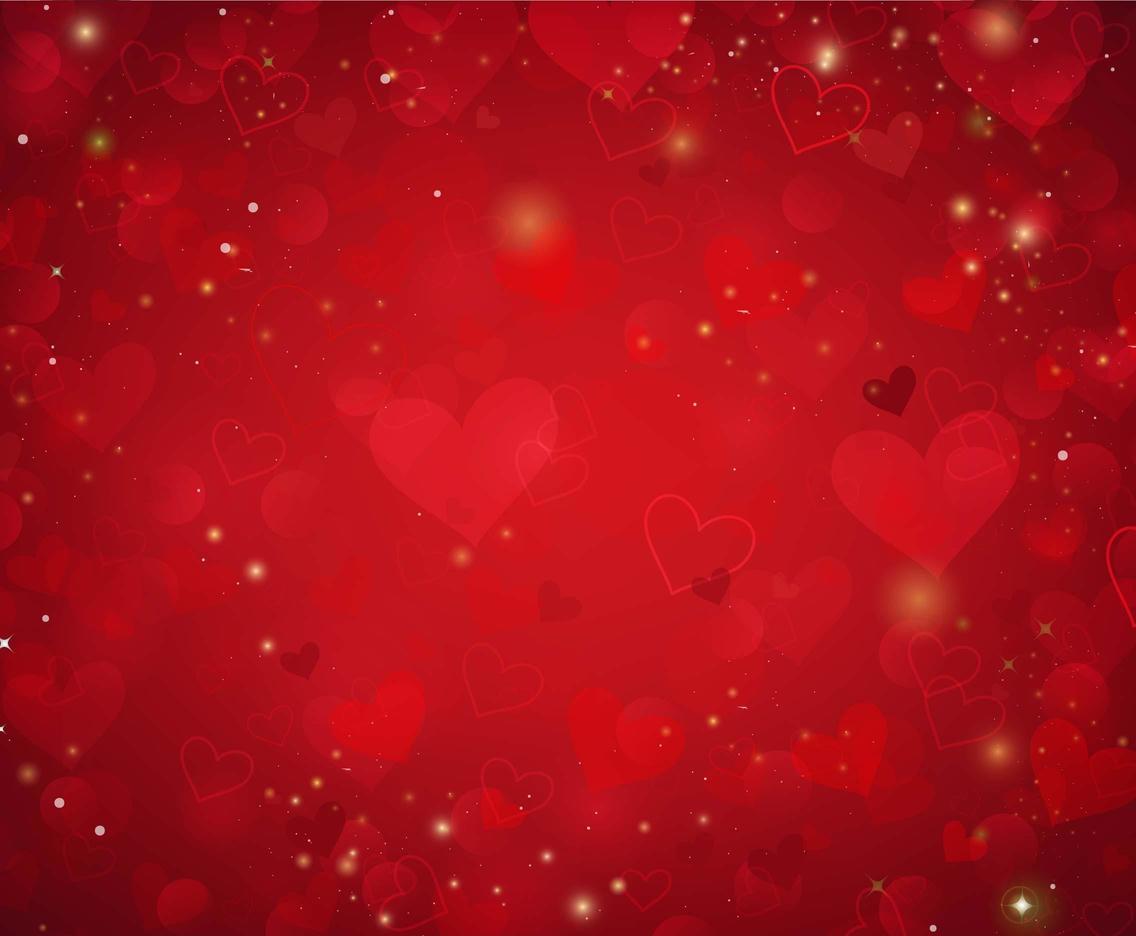 Free Vector Red Love Background