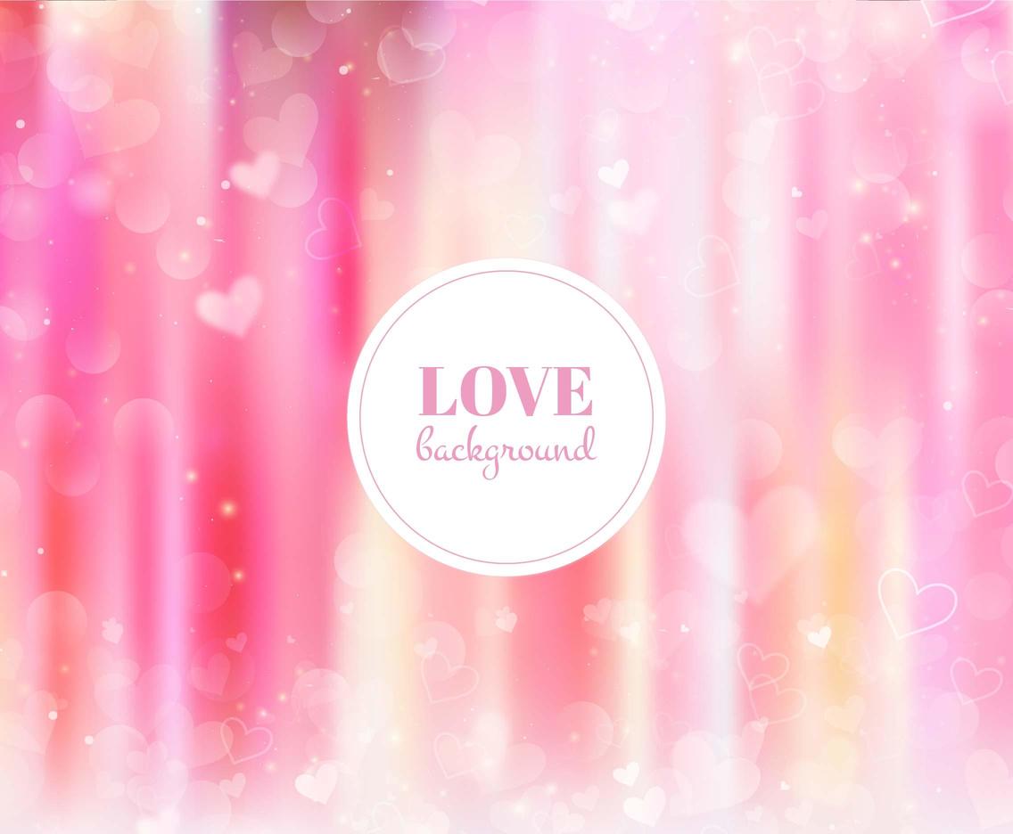 Free Vector Pink Love Background