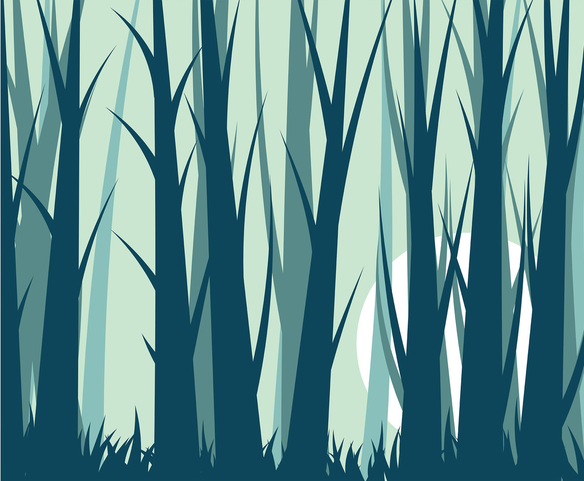 Forest Background Vector 10