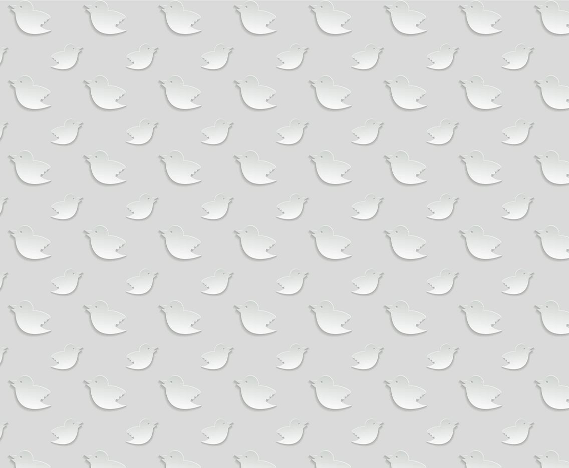 Free Vector Twitter Bird Pattern