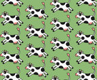 Free Cartoon Cow Vector Pattern