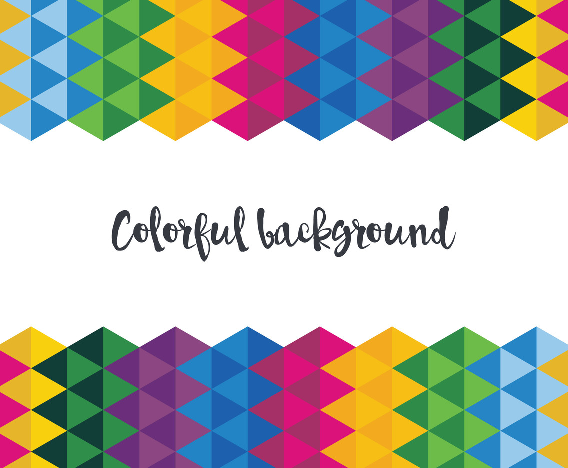 The Colorful Rainbow Background Vector 
