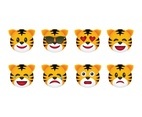 Free Tiger Emoticons