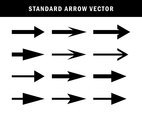 Standard Black Arrow Vectors