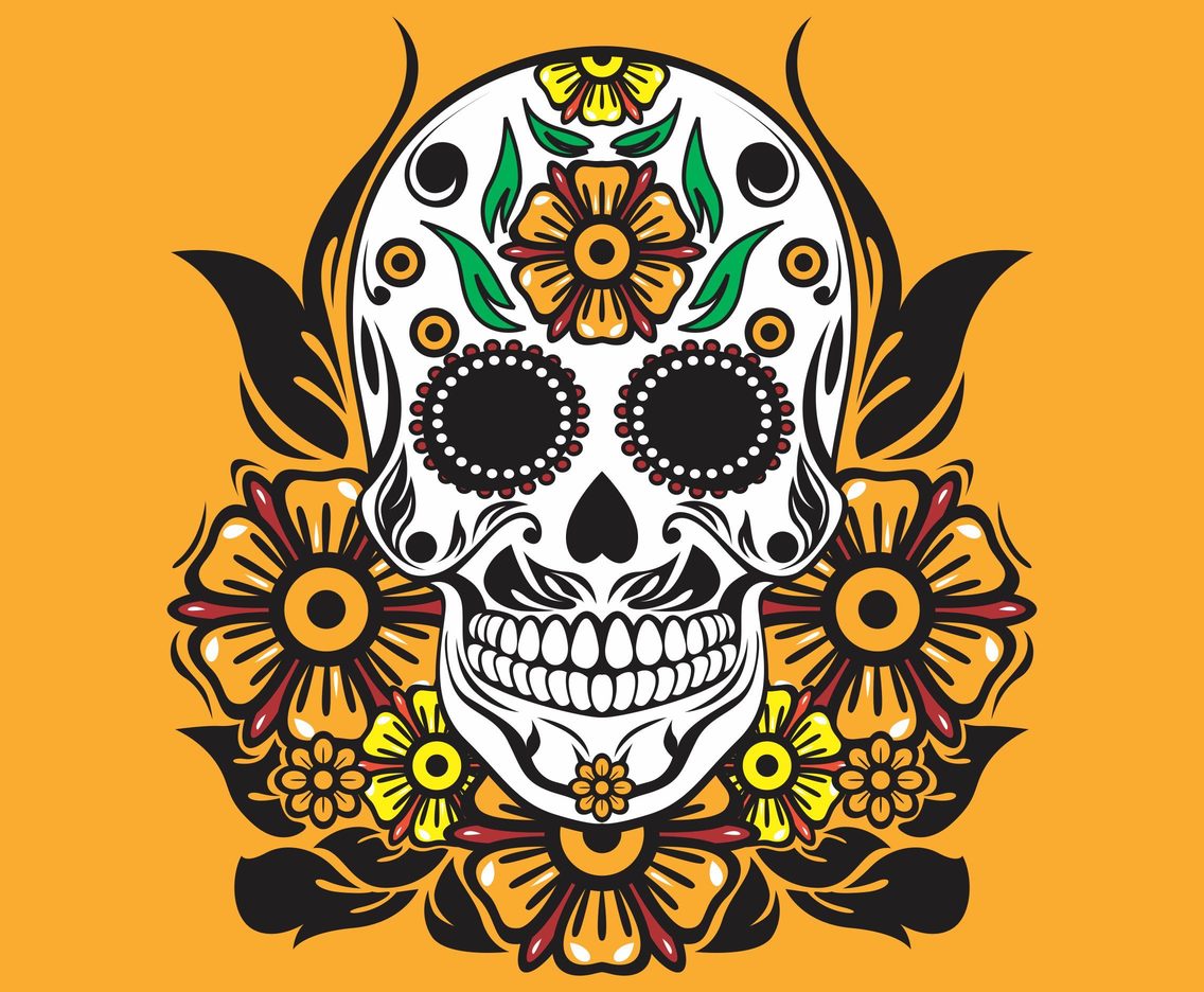Mexican Skull Vector