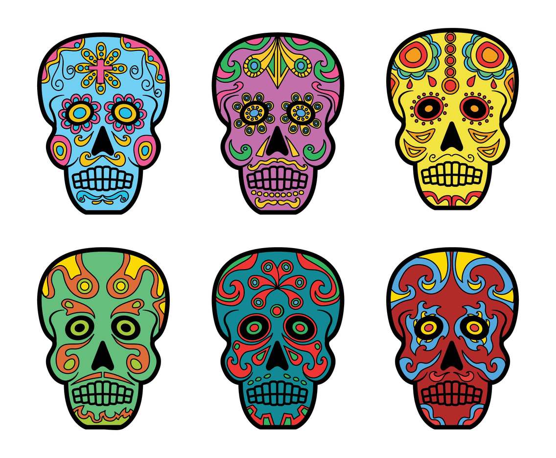 Mexican Skull Vector