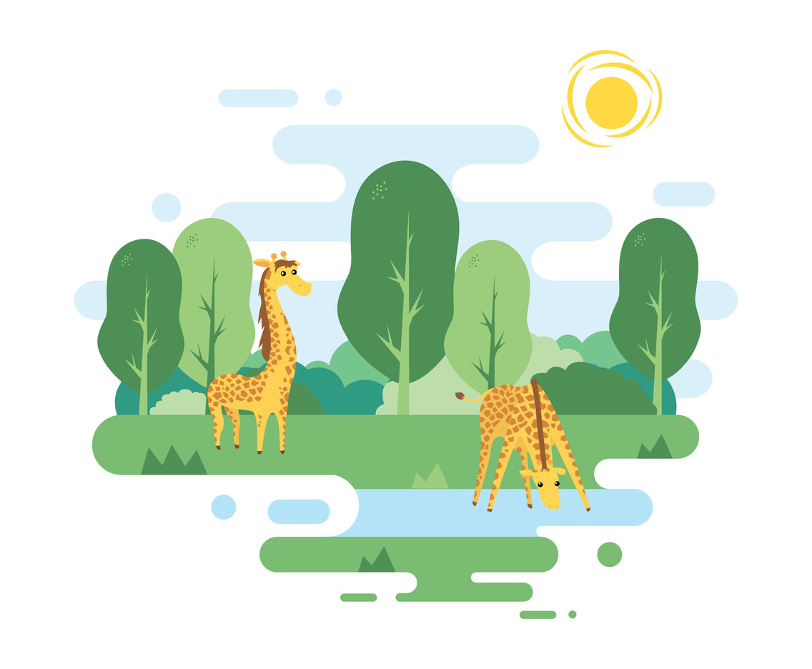 Free Cartoon Giraffe