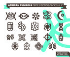 African Symbols Free Vector Pack 7