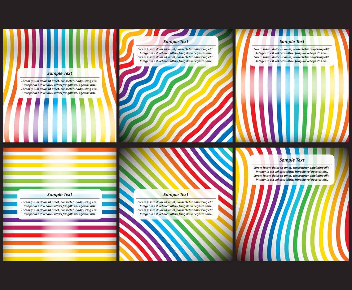 Rainbow Stripes Backgrounds