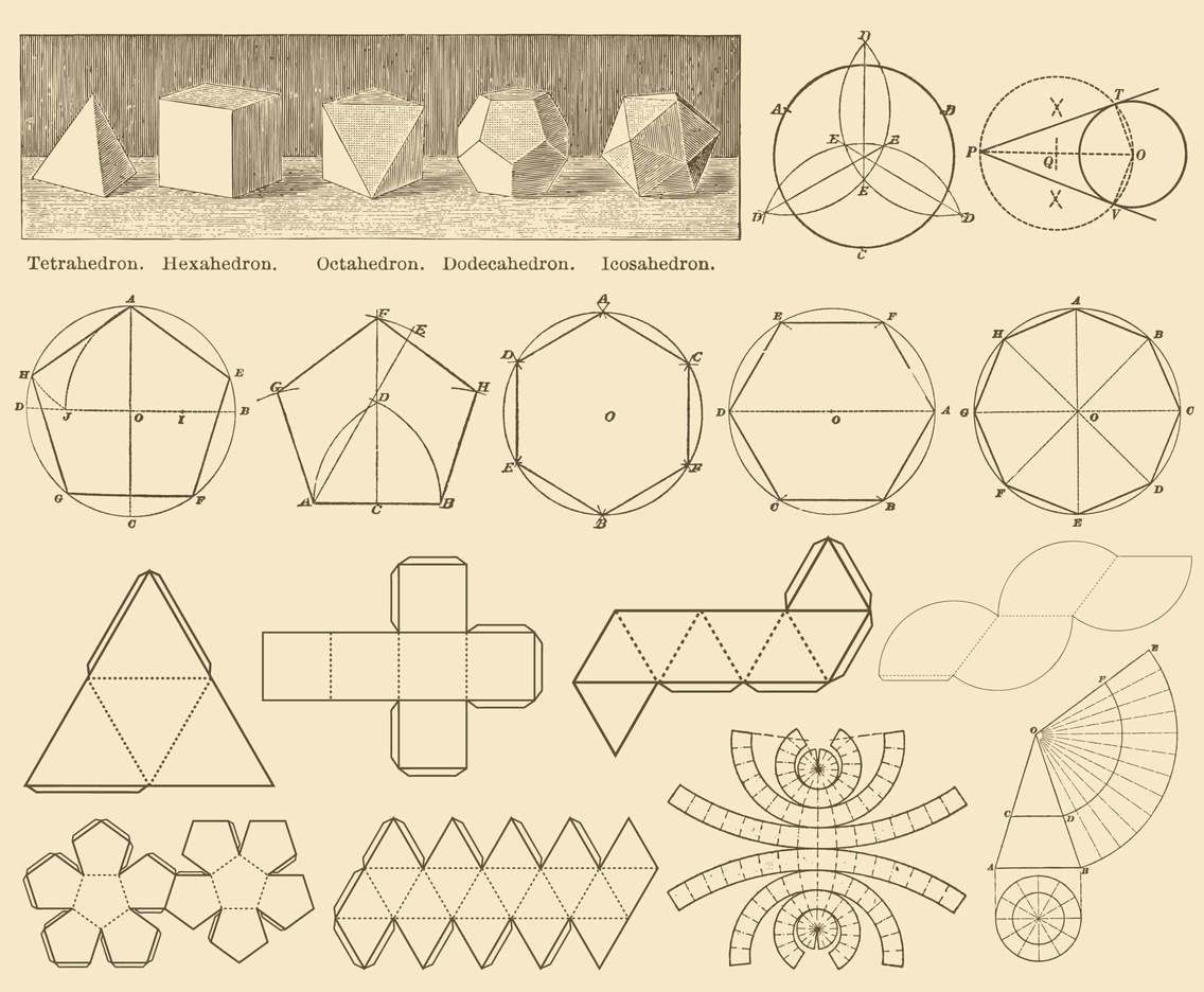 Sepia 2D Geometry Constructions
