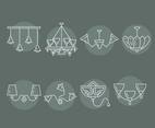 Chandelier Collection Vector