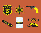 Police Equipment Vector