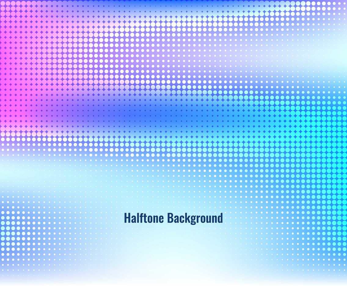 Free Vector Colorful Haftone Background