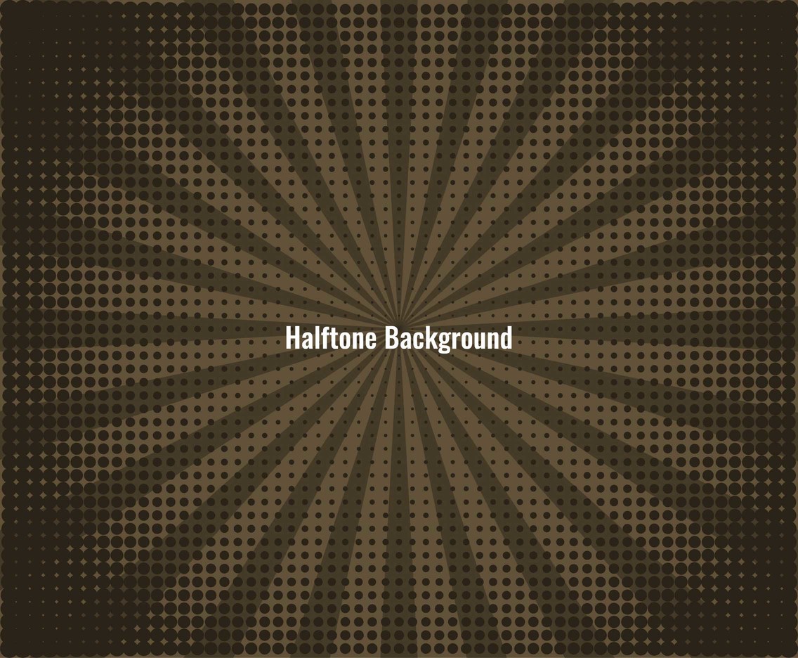 Free Vector Retro Halftone Background