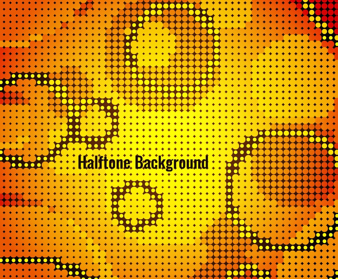 Free Vector Colorful Modern Halftone Background
