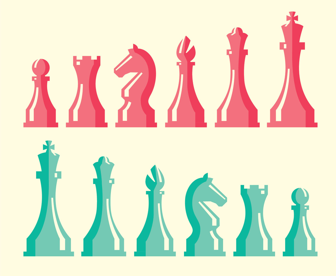 Chess Figure Collection Vector