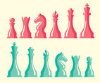 Chess Figure Collection Vector