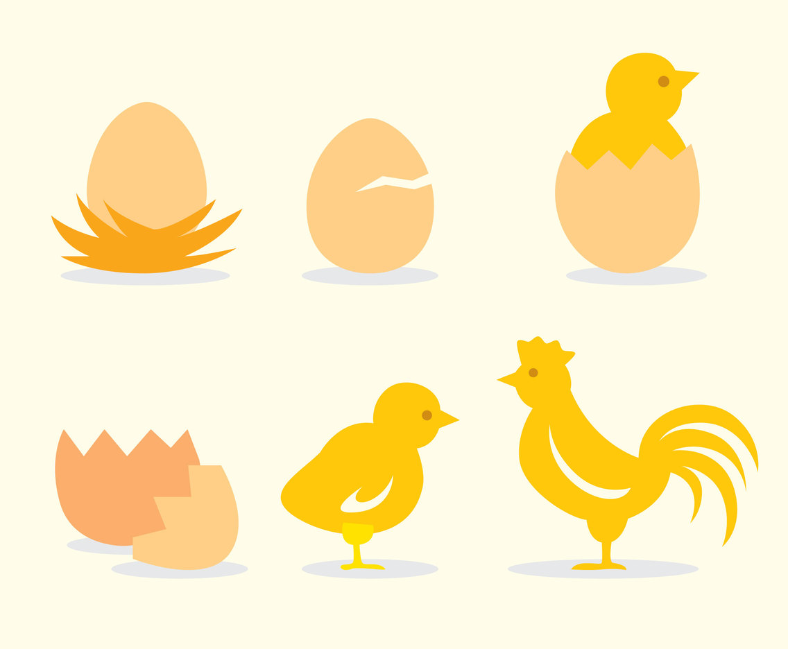 Egg Nest Chicken Vector