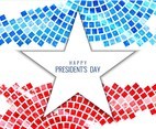 Free Vector President's Day Mosaic Background