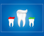 Dental toothpaste illustration