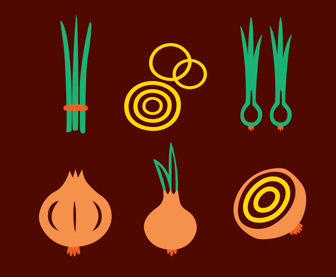 Onion Vector Set