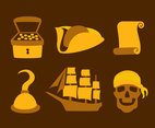 Pirate Treasure Element Vector