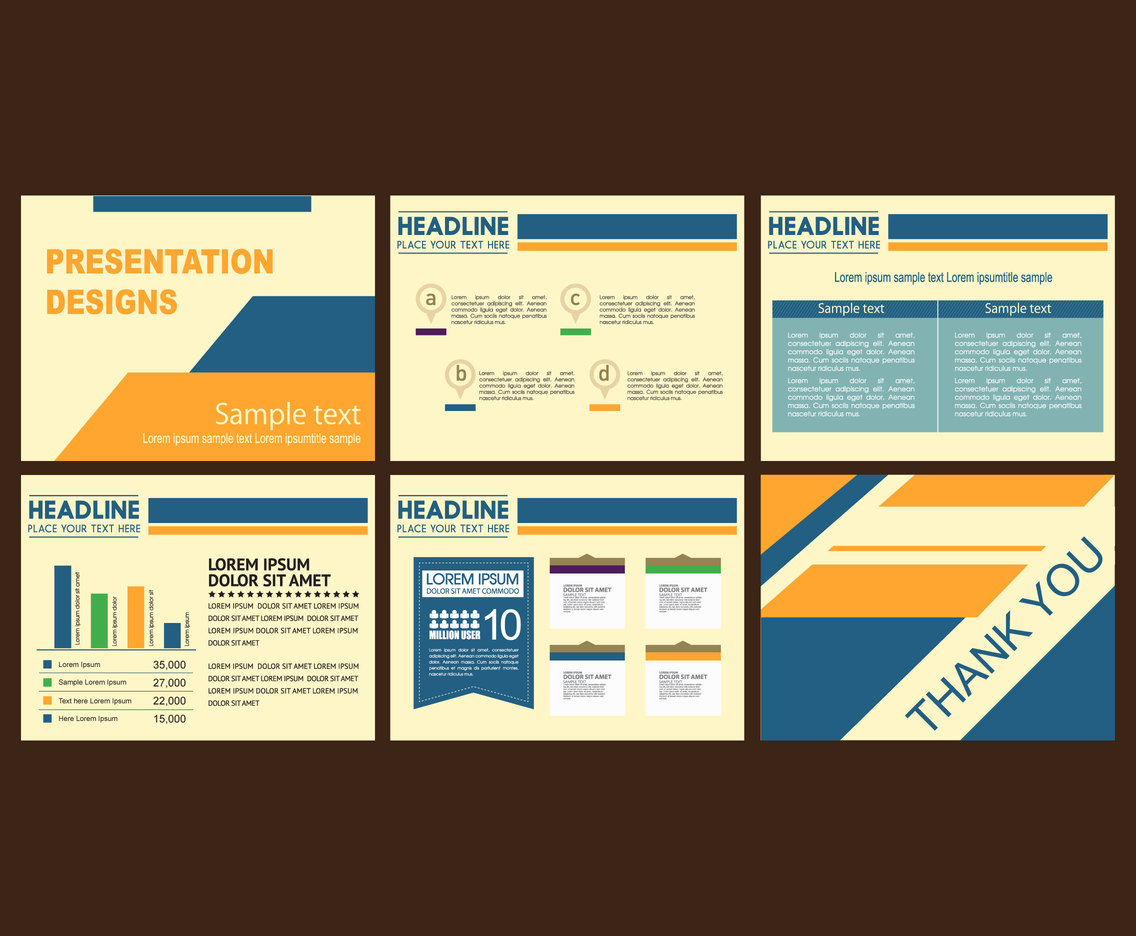 Infographic elements for presentation templates