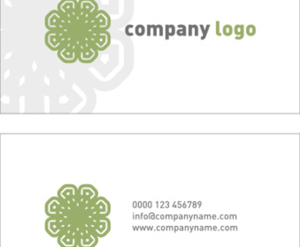 Company logo and business card