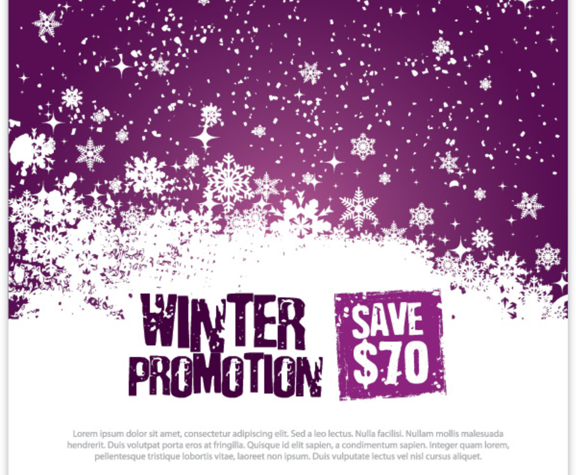 Winter Promotion Template