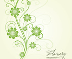 Flowery Background Vector