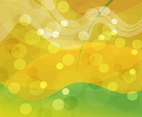 Gold Green Abstract Background