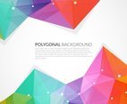 Abstract Colorful Triangle Vector Background