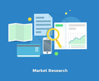 Market Research Flat Vectors