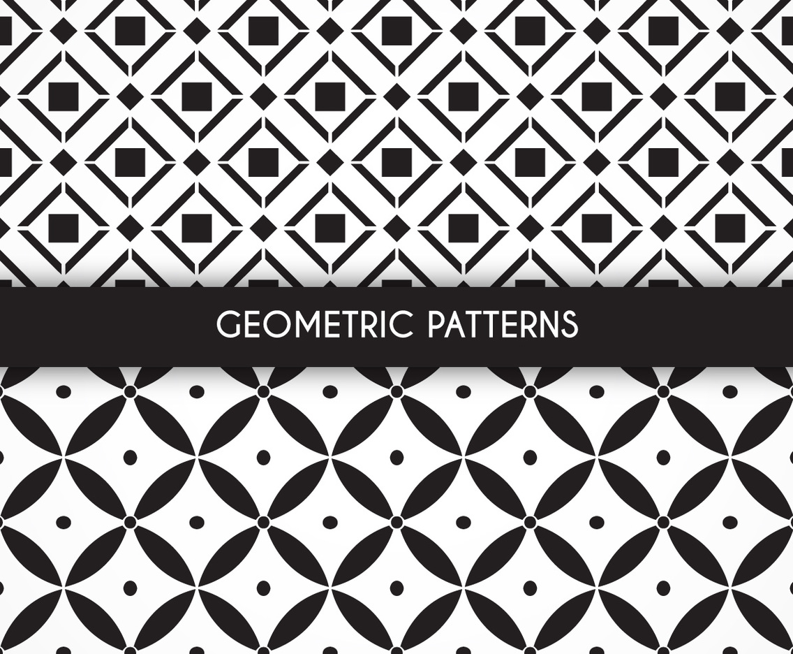 Monochrome Geometric Patterns