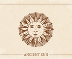 Retro Ancient Sun