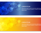 Abstract Hexagon Banners