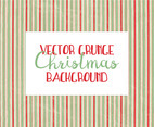 Grunge Stripe Christmas Background