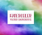 Rainbow Multicolor Watercolor Background