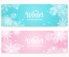 Snowflakes Winter Banners