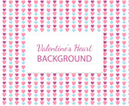Cute Valentine's Hearts Background