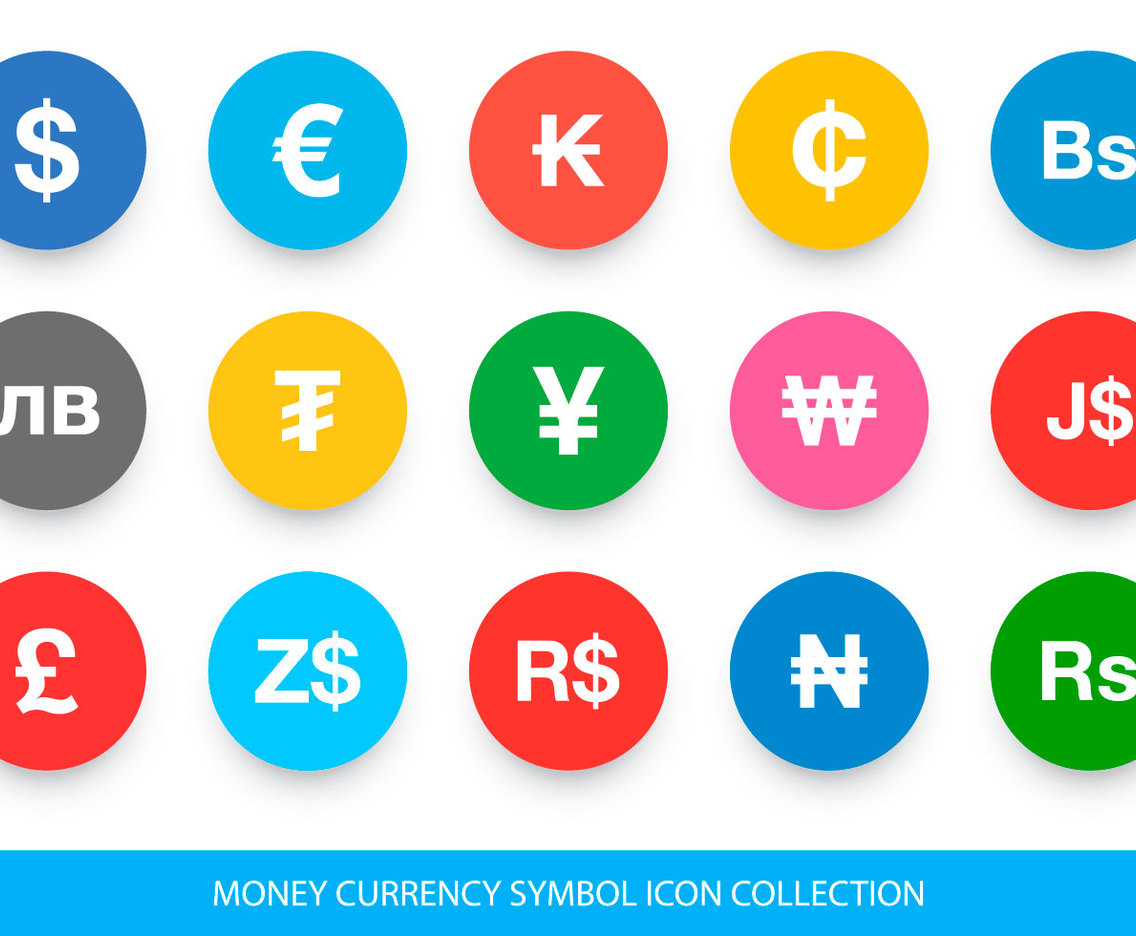Currency Symbol Icon Collection