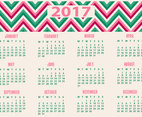 Decorative 2017 Calendar