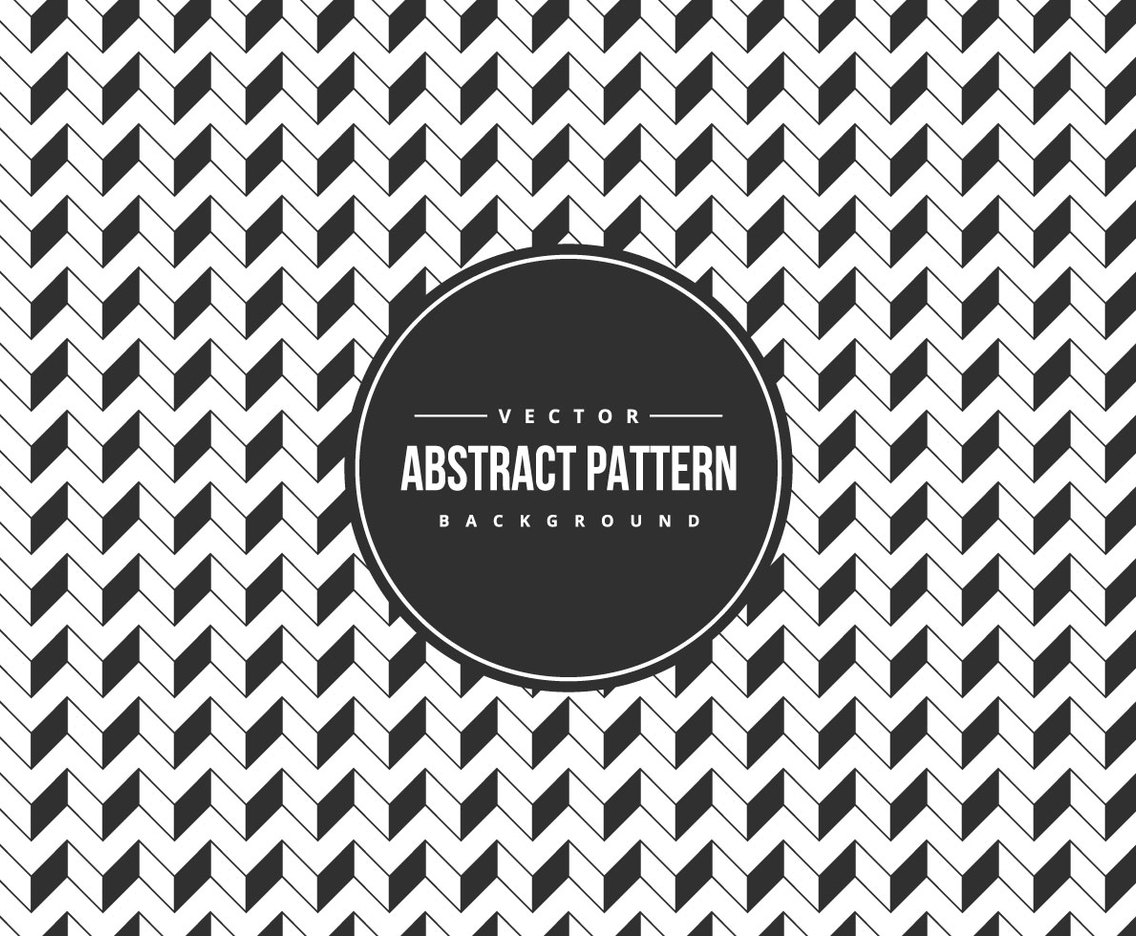 Black and White Abstract Geometric Pattern Background