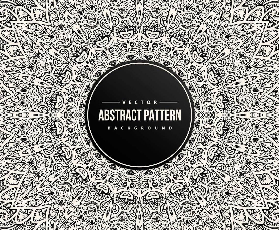 Abstract Mandala Pattern Background
