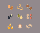 Flat Icon Nuts